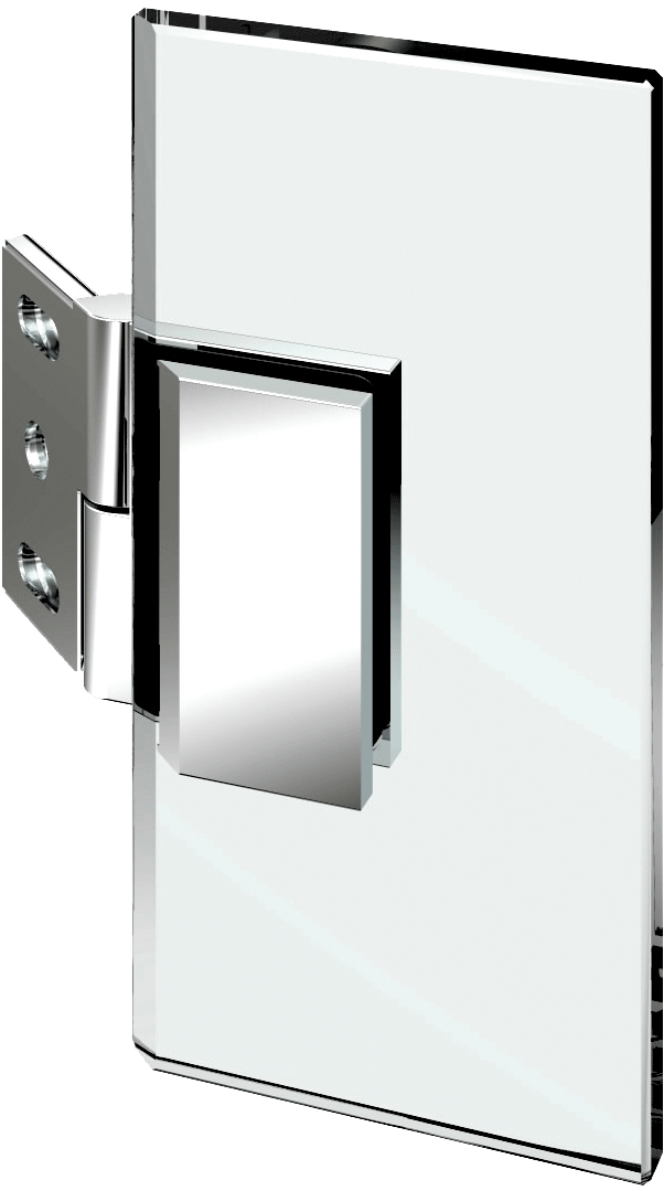 8173 Glass/Wall corner bracket 100°-140°